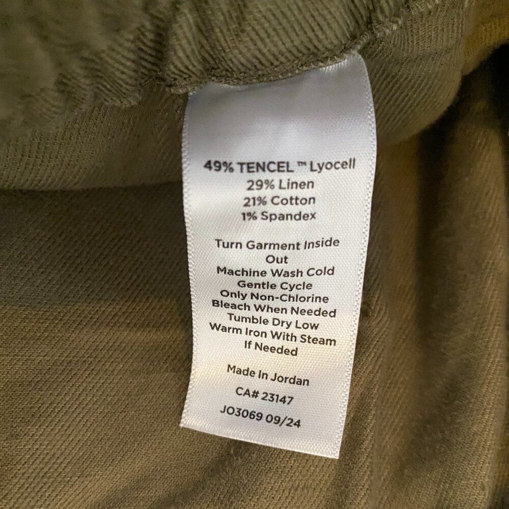 Talbots Straight Leg Drawstring Pants - Picture 7 of 8
